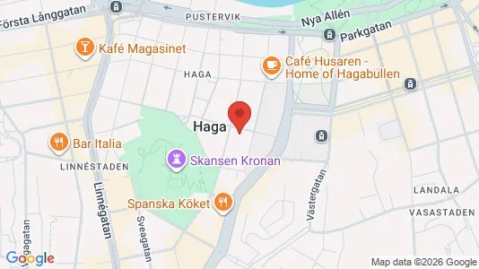 Lägenheter att hyra i Göteborg Centrum - kort over placeringen