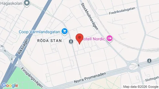 Lägenheter att hyra i Norrköping - kort over placeringen