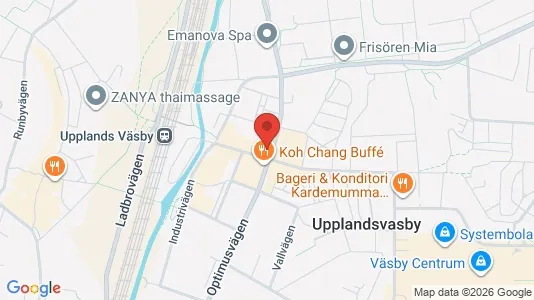 Lägenheter att hyra i Upplands Väsby - kort over placeringen