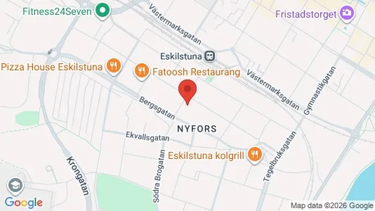 Lägenheter att hyra i Eskilstuna - kort over placeringen