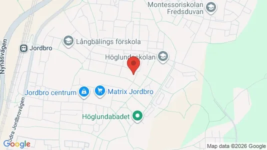 Lägenheter att hyra i Haninge - kort over placeringen