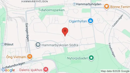 Lägenheter att hyra i Söderort - kort over placeringen