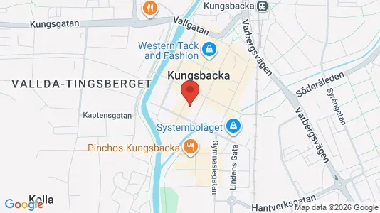 Lägenheter att hyra i Kungsbacka - kort over placeringen