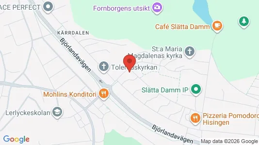 Lägenheter att hyra i Lundby - kort over placeringen