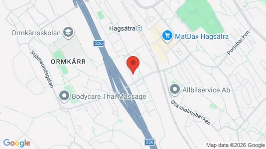 Lägenheter att hyra i Söderort - kort over placeringen
