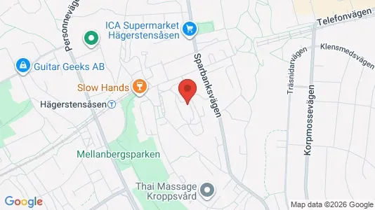 Lägenheter att hyra i Söderort - kort over placeringen