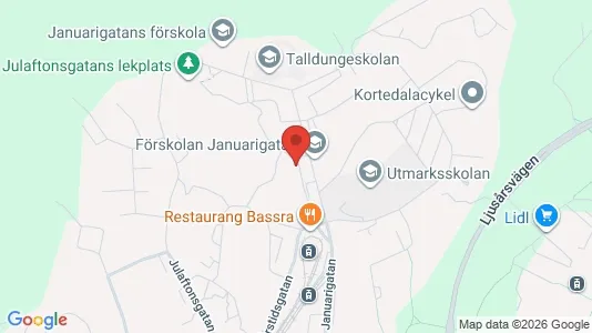 Lägenheter att hyra i Göteborg Östra - kort over placeringen