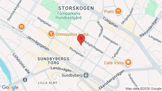 Lägenheter att hyra i Sundbyberg - kort over placeringen