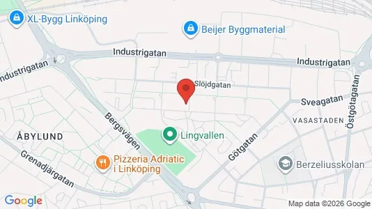 Lägenheter att hyra i Linköping - kort over placeringen