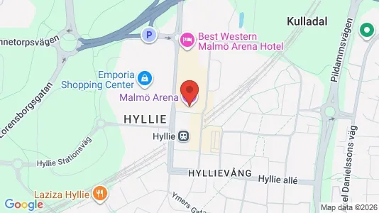 Lägenheter att hyra i Hyllie - kort over placeringen
