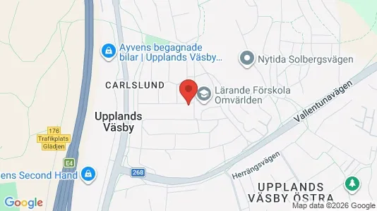 Lägenheter att hyra i Upplands Väsby - kort over placeringen