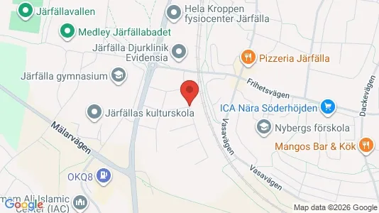 Lägenheter att hyra i Järfälla - kort over placeringen