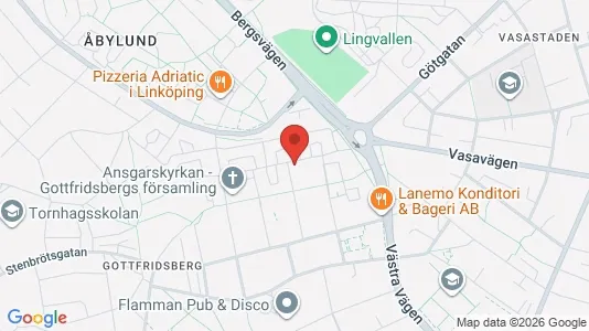 Lägenheter att hyra i Linköping - kort over placeringen