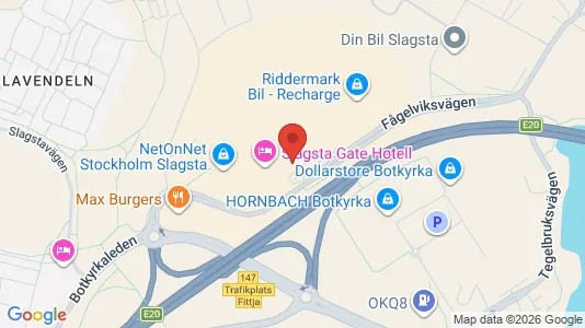 Lägenheter att hyra i Botkyrka - kort over placeringen