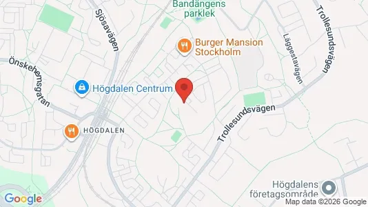 Lägenheter att hyra i Söderort - kort over placeringen