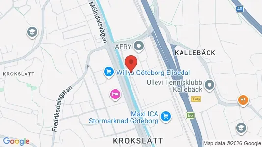 Lägenheter att hyra i Örgryte-Härlanda - kort over placeringen