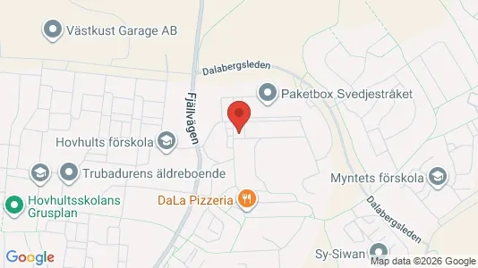 Lägenheter att hyra i Uddevalla - kort over placeringen