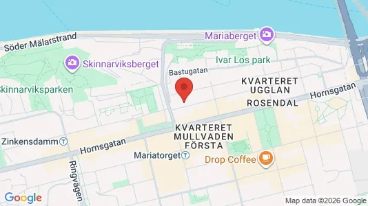 Lägenheter att hyra i Södermalm - kort over placeringen