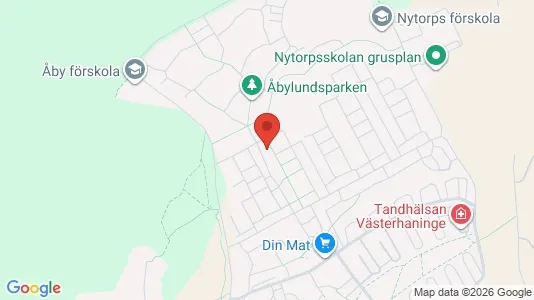 Lägenheter att hyra i Haninge - kort over placeringen