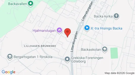 Lägenheter att hyra i Norra hisingen - kort over placeringen