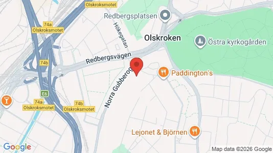 Lägenheter att hyra i Örgryte-Härlanda - kort over placeringen