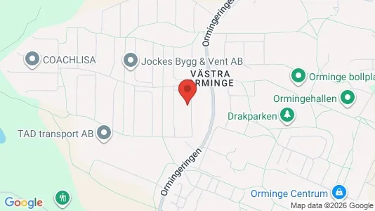 Lägenheter att hyra i Nacka - kort over placeringen