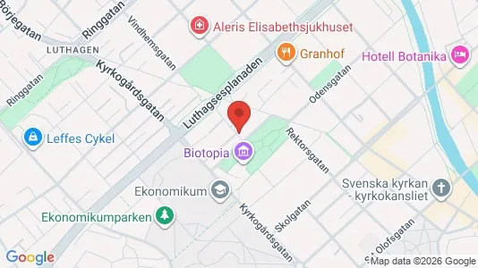 Lägenheter att hyra i Uppsala - kort over placeringen