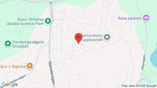 Lägenheter att hyra i Sigtuna - kort over placeringen