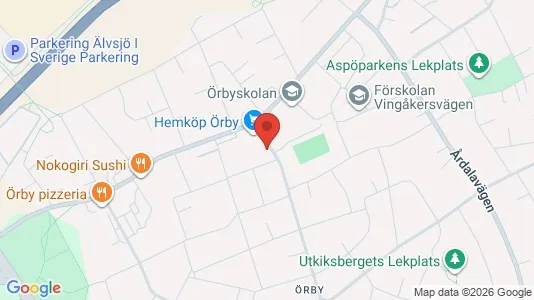Lägenheter att hyra i Söderort - kort over placeringen