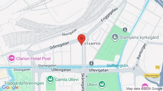 Lägenheter att hyra i Göteborg Centrum - kort over placeringen