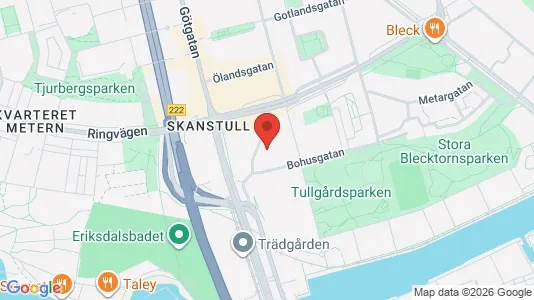 Lägenheter att hyra i Södermalm - kort over placeringen