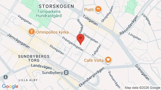 Lägenheter att hyra i Sundbyberg - kort over placeringen