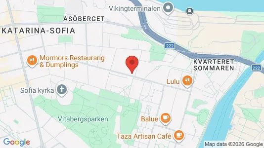Lägenheter att hyra i Södermalm - kort over placeringen