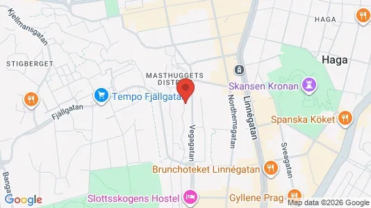 Lägenheter att hyra i Göteborg Centrum - kort over placeringen