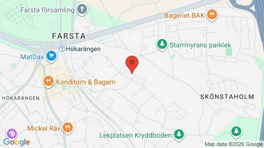 Lägenheter att hyra i Söderort - kort over placeringen