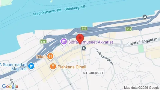 Lägenheter att hyra i Majorna-Linné - kort over placeringen