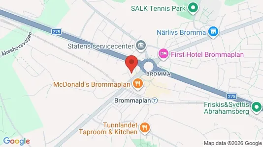 Lägenheter att hyra i Västerort - kort over placeringen