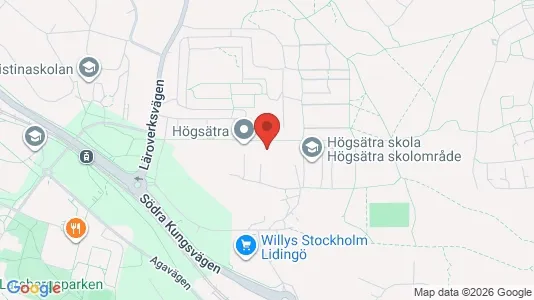 Lägenheter att hyra i Lidingö - kort over placeringen