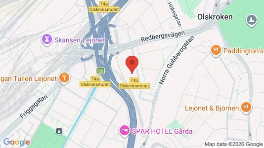 Lägenheter att hyra i Örgryte-Härlanda - kort over placeringen