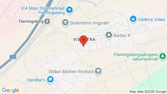 Lägenheter att hyra i Huddinge - kort over placeringen