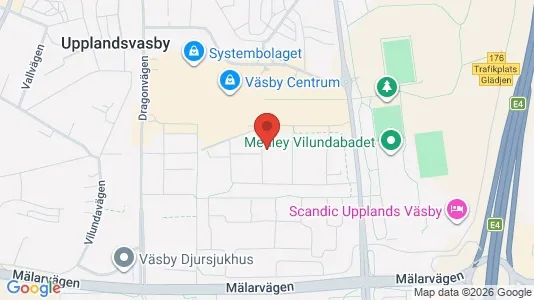 Lägenheter att hyra i Upplands Väsby - kort over placeringen