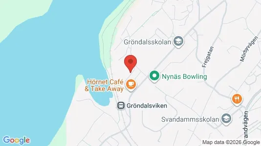 Lägenheter att hyra i Nynäshamn - kort over placeringen