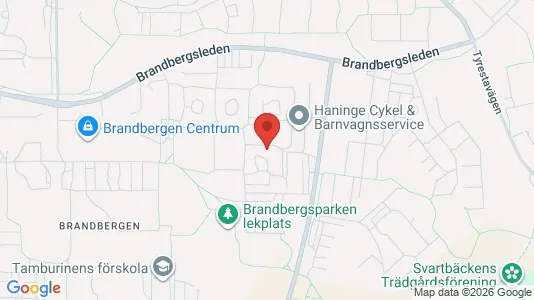 Lägenheter att hyra i Haninge - kort over placeringen