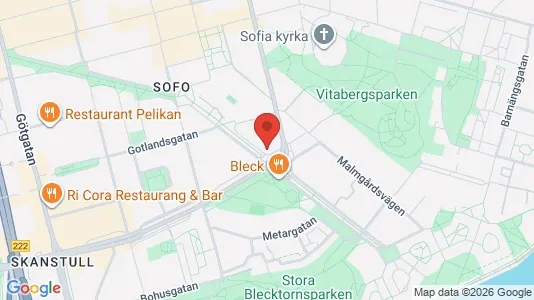 Lägenheter att hyra i Södermalm - kort over placeringen