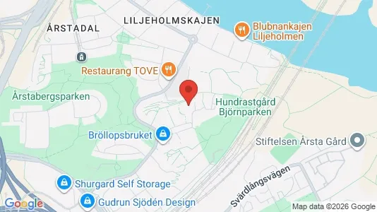 Lägenheter att hyra i Södermalm - kort over placeringen