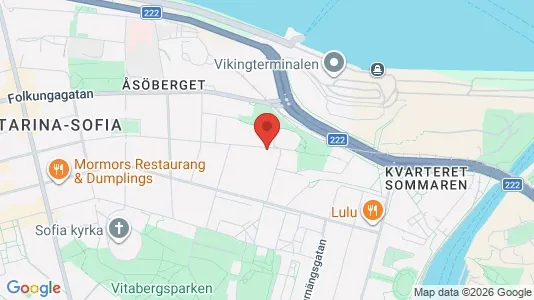 Lägenheter att hyra i Södermalm - kort over placeringen