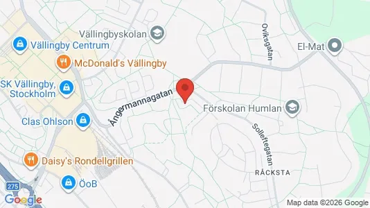 Lägenheter att hyra i Västerort - kort over placeringen