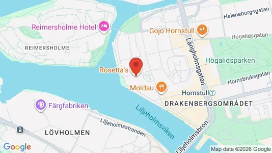 Lägenheter att hyra i Södermalm - kort over placeringen