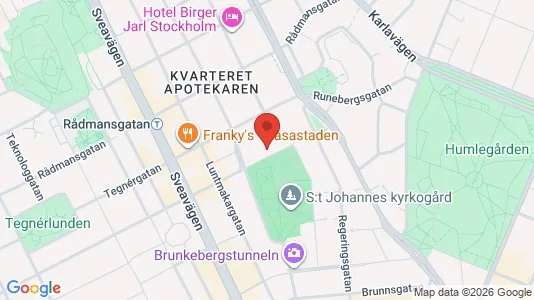 Lägenheter att hyra i Stockholm Innerstad - kort over placeringen