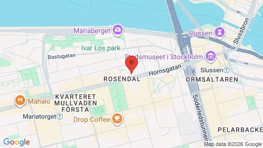 Lägenheter att hyra i Södermalm - kort over placeringen